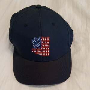 Pukka Navy Blue Cap with American Flag Design